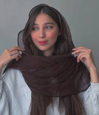شال پلیسه دور گان دوزی