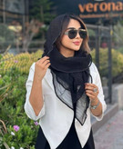 شال پلیسه دور گان دوزی
