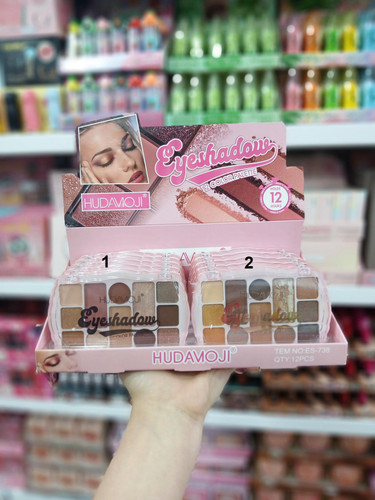 سایه 12 رنگ هدی موجی huda muji