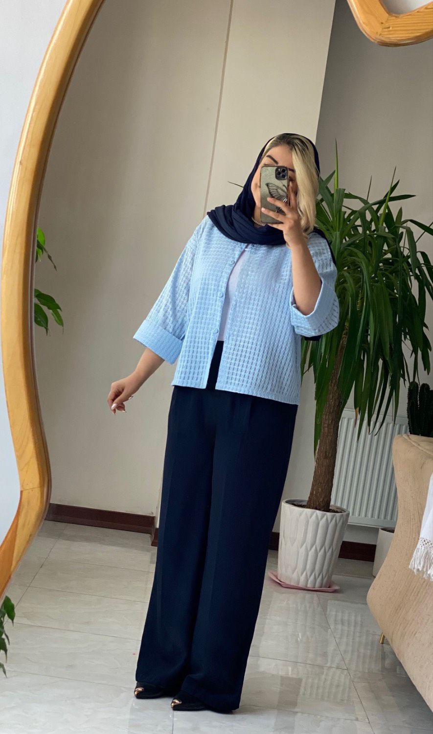 شومیز باکسی شیشه ای