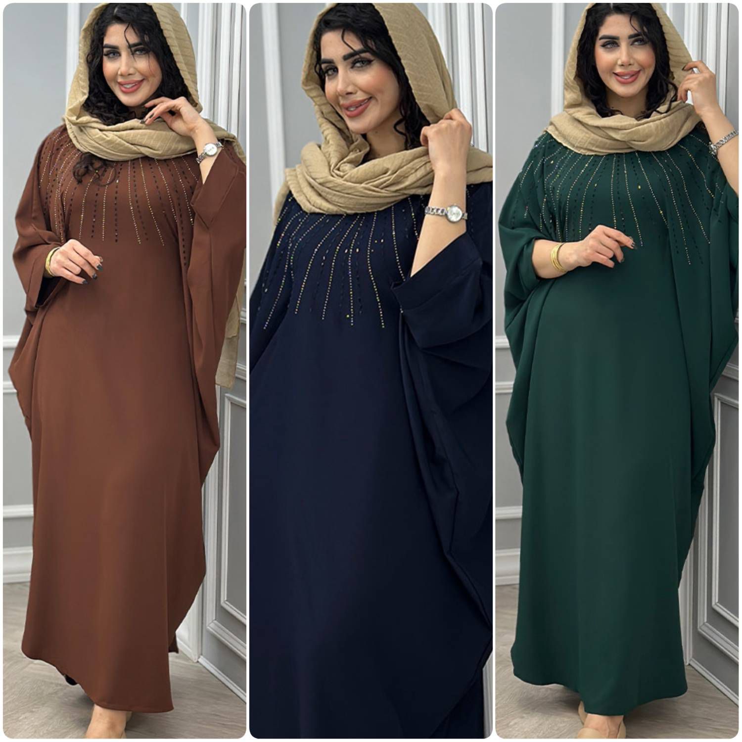 عبایی نگین آبشاری