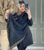 شال حاشیه پلنگی