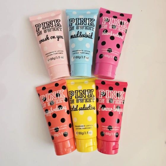 لوسیون بدن خال خالی pink in sweet