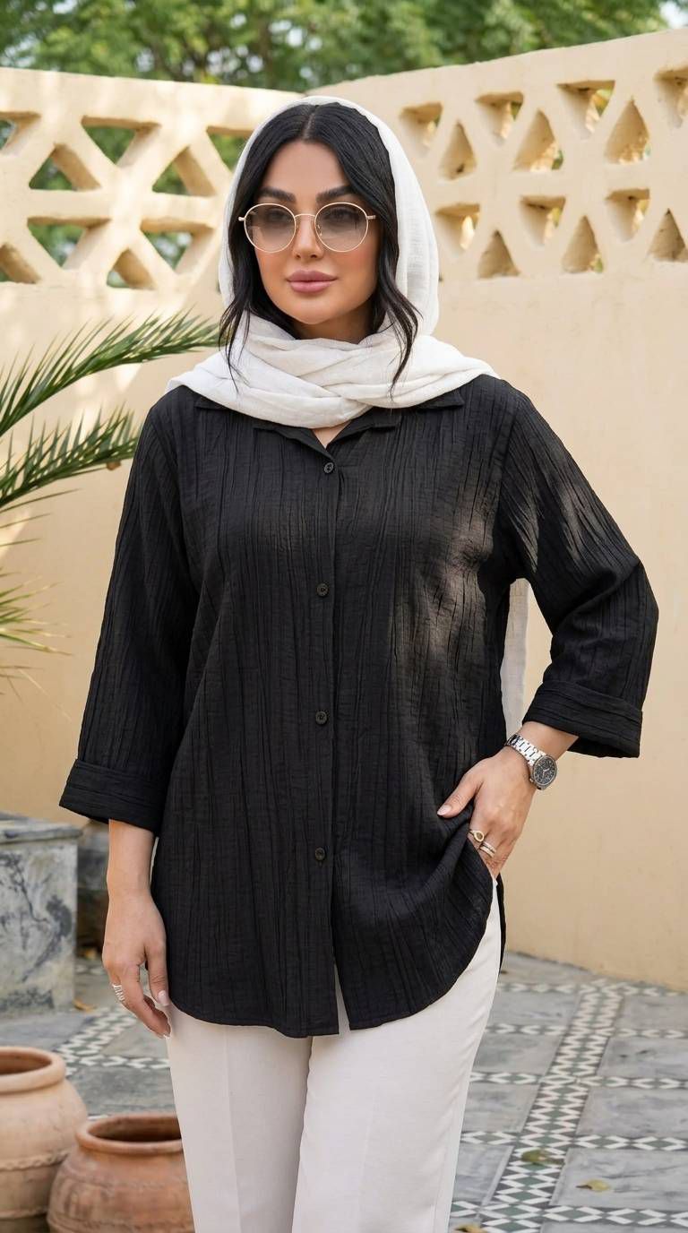 شومیز مانتویی NR