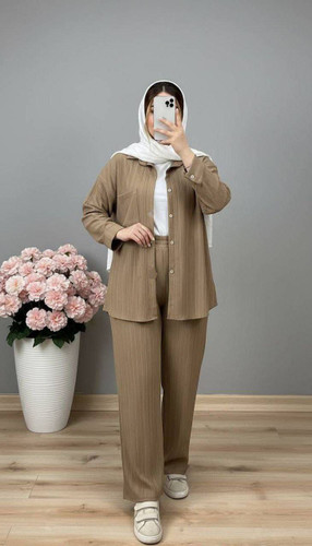 ست شومیز شلوار کراش
