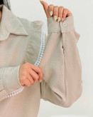 شومیز یقه چین