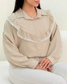 شومیز یقه چین
