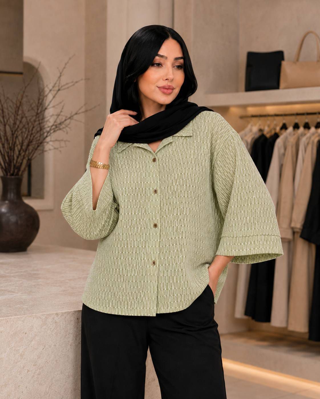 شومیز باکسی ترلان