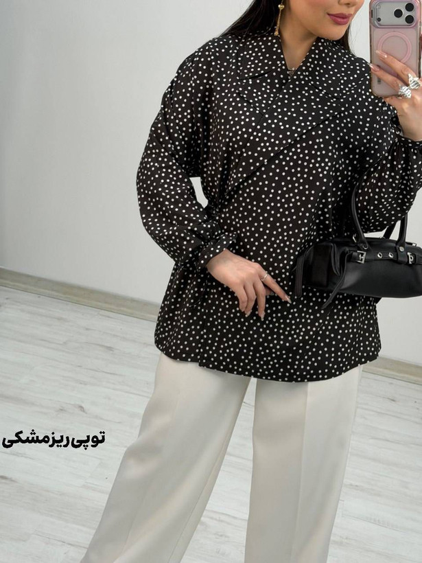 شومیز یقه انگلیسی شادی