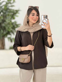 شومیز گره ای نیکی فری جنس پری درجه یک خنک و سبک
