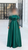 لباس مجلسی پرنسا | جنس ساتن زارا | قد کار 150 سانت