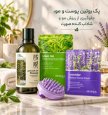 پک روتین پوست و مو جلوگیری از ریزش مو اصل بیواکوا و ماسک شاداب و نرم کننده صورت
